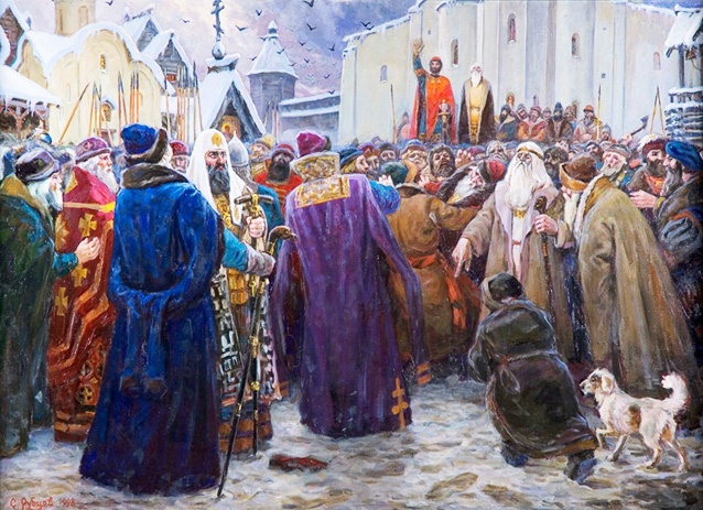 Сергей Рубцов «Новгородское вече», 1998 год