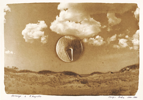 Чежин А. Hommage a R.Magritte. Из серии Кнопка и модернизм. 1990-1999