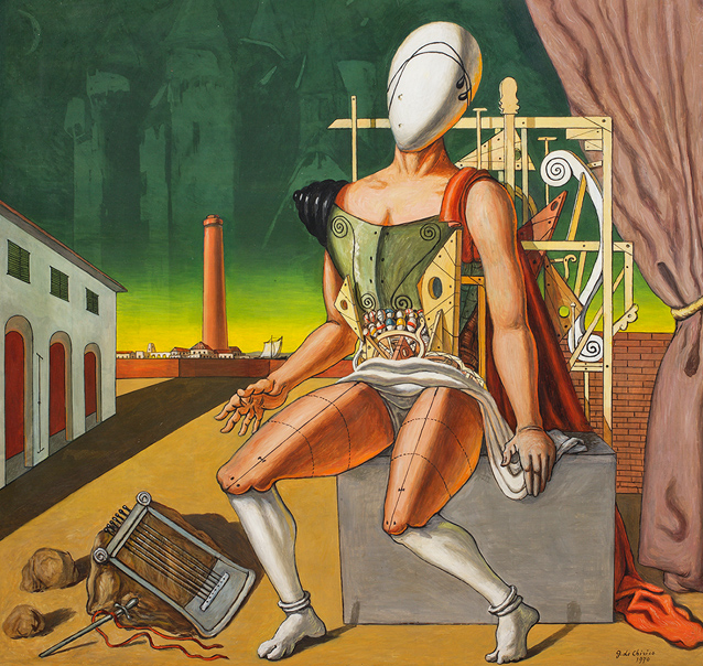 Джорджо де Кирико «Орфей – уставший трубадур», 1970
