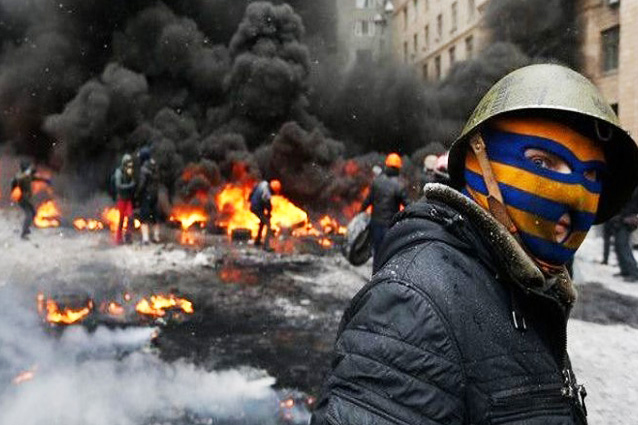 Кадр из фильма «Зима в огне: Борьба Украины за свободу»