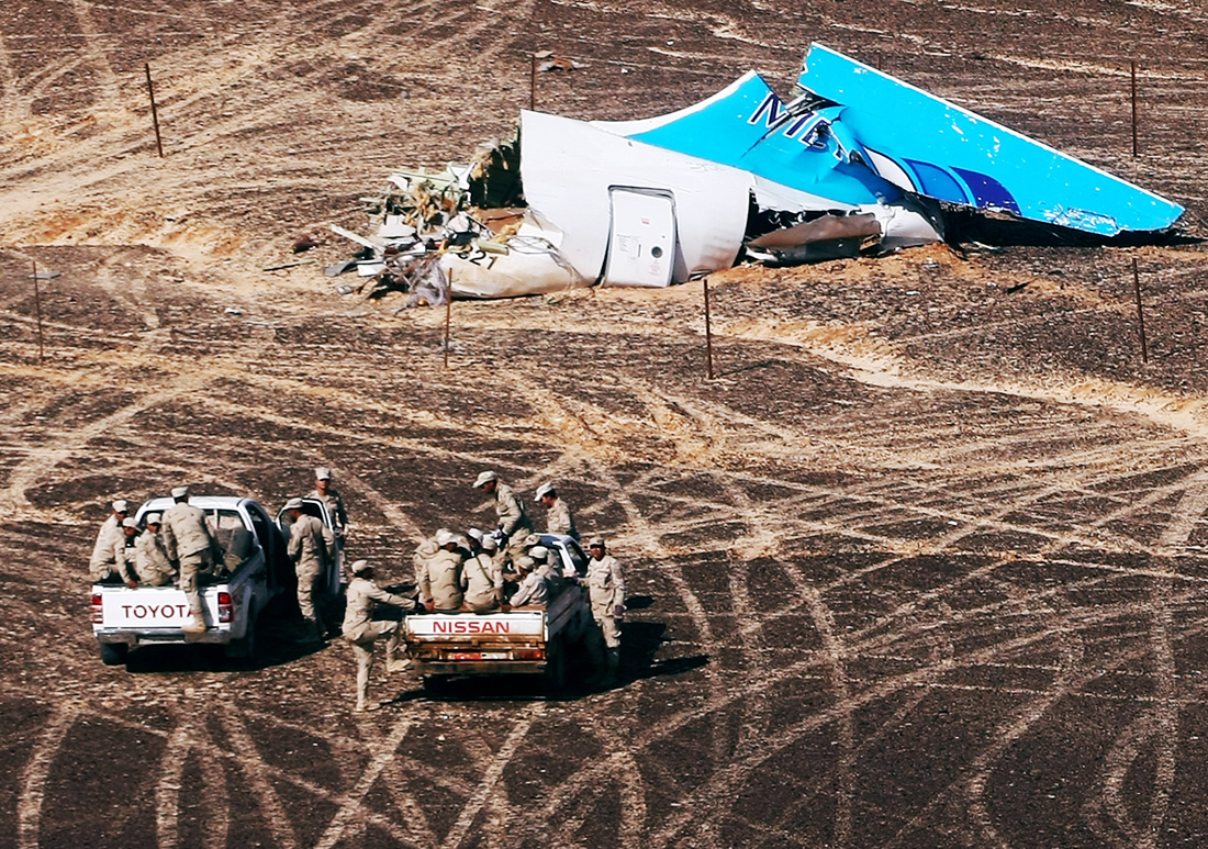 фото разбившегося в египте самолета