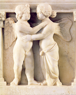Купидон и Психея, Рим, около 170 г. н. э.