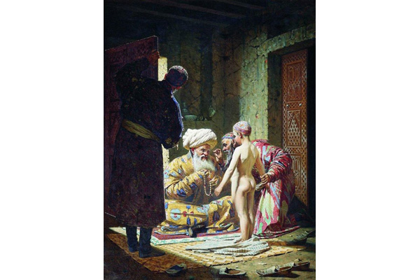 В. Верещагин. Продажа ребенка-невольника. 1872