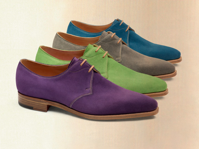 Коллекция обуви John Lobb, созданная при участии сэра Пола Смита, получила жизнерадостные цвета, характерные для британской марки Paul Smith