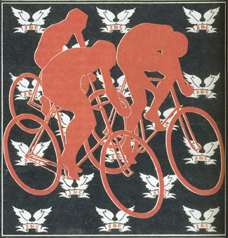 Плакат Overman Whell Company работы Уилла Г.Брэдли, 1896 г.