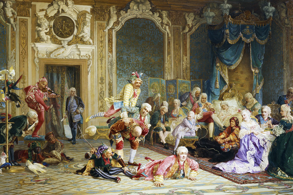 Валерий Якоби «Шуты при дворе императрицы Анны Иоанновны», 1872 год