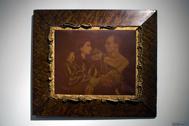 «Ромео и Джульета» (Яна Адельсон и Габриэль Воробьев) работы Дениса Егельского, начало 90-х