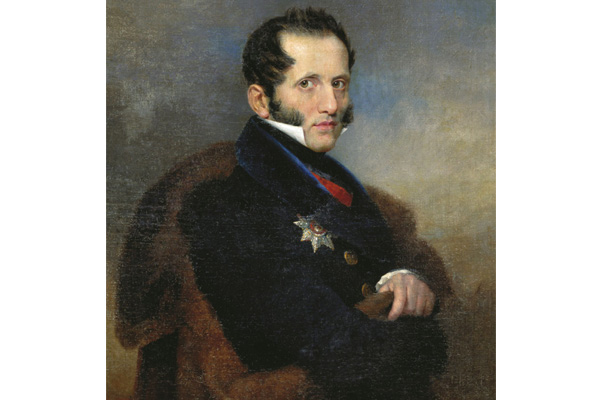 В. А. Голике. Портрет графа Сергея Уварова, 1833