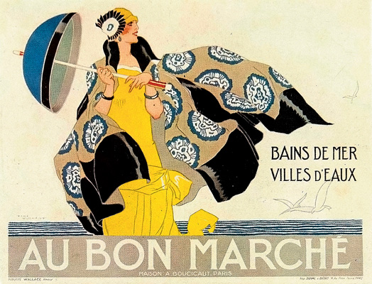 Рекламный плакат универмага Bon Marché