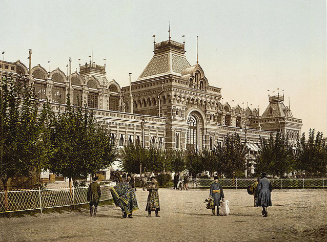 Нижегородская ярмарка. Фотография XIX века
