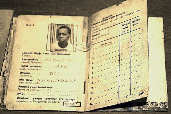 Паспорт мог стать смертным приговором владельцу-тутси.