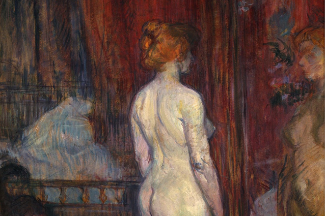 Анри Тулуз-Лотрек. Фрагмент картины «Женщина перед зеркалом», 1897