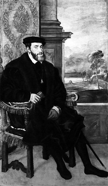 Тициан. Портрет Карла V. 1548. Холст, масло. Мюнхен, Национальная Баварская галерея