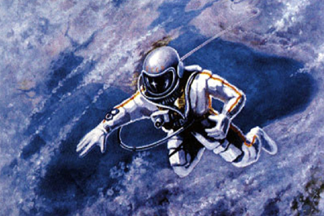 Рисунки леонова космонавта
