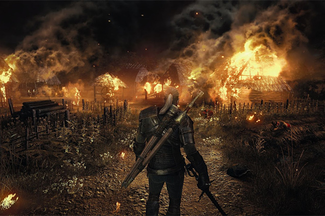 Кадр из игры «The Witcher»  