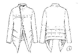 Это пальто – одна из первых вещей, которую Кавраков скроил по своей новой технике. Двигаться в нем легко, но отрисованные вручную карманы и пояс создают впечатление почти строгой классики