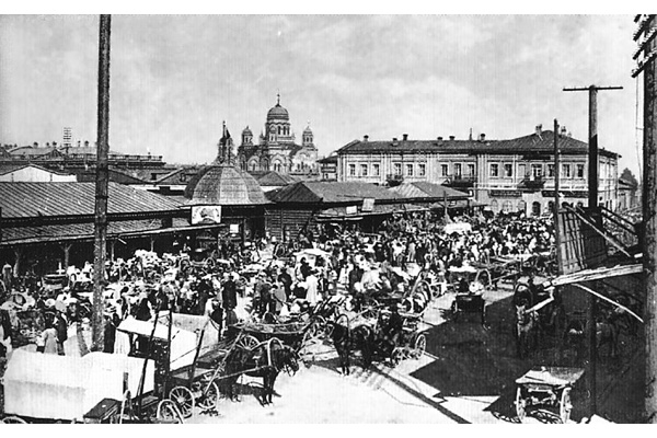Ярмарка в Кяхте в XIX веке