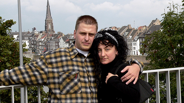 Яков Джугашвили и его жена Нина Ломкаци