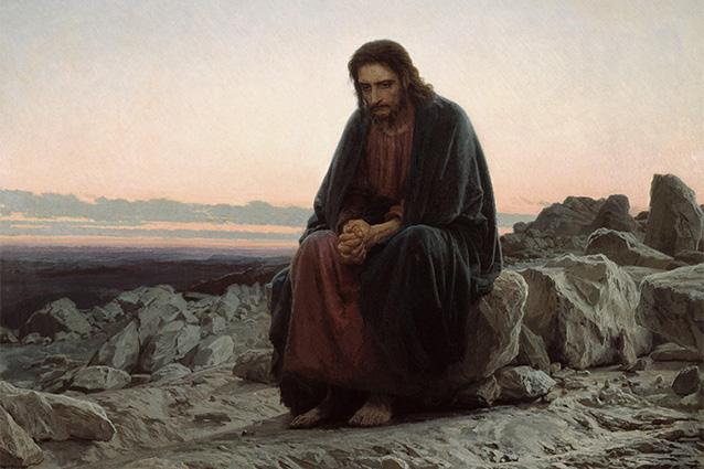 Иван Крамской «Христос в пустыне», 1872