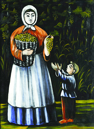 Нико Пиросмани, «Мать и дитя», 1900-е