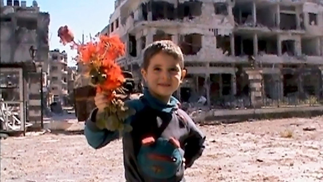 Кадр из фильма «Серебристая вода. Автопортрет Сирии»