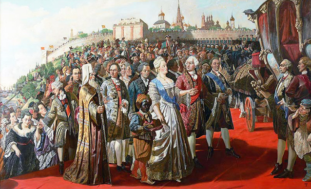 Ильяс Файзуллин «Приезд Екатерины II в Казань», 2005 год
