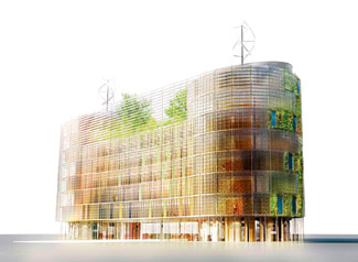 В проекте «Живая башня» (Soa architectes) квартиры перемешаны с теплицами.