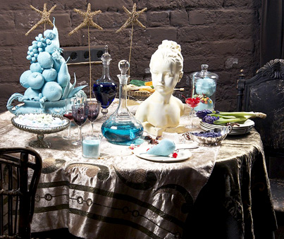 Выставка «Декор стола», 2008 год. «Искушение», стол Ирины Дымовой для Олега Гончарова 