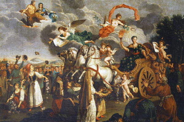 Неизвестный художник «Путешествие Екатерины II в Крым», конец XVIII века