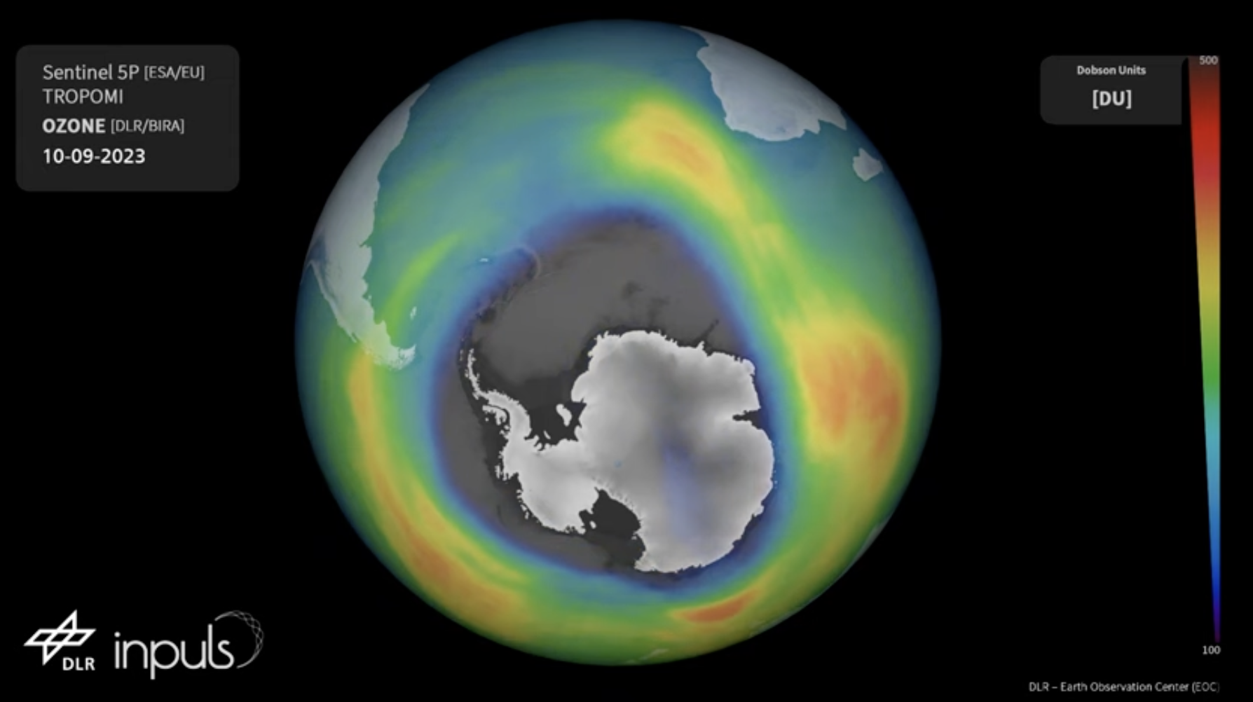 Размер озоновой дыры над Антарктидой в три раза превысил площадь ...